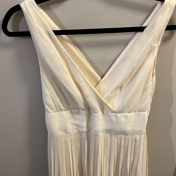 J.Crew Ivory Long Sophia Gown Silk chiffon - Picture 4 of 9